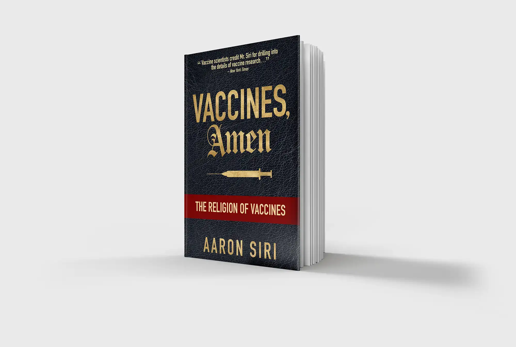 image of the book "vaccines, amen" by aaron siri
